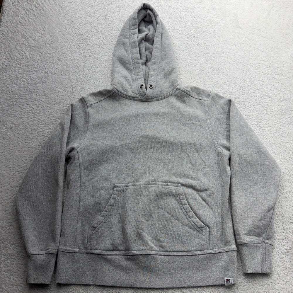 The Game Mens Heather Grey Heavyweight Hoodie Sweatshirt Made in USA Size M